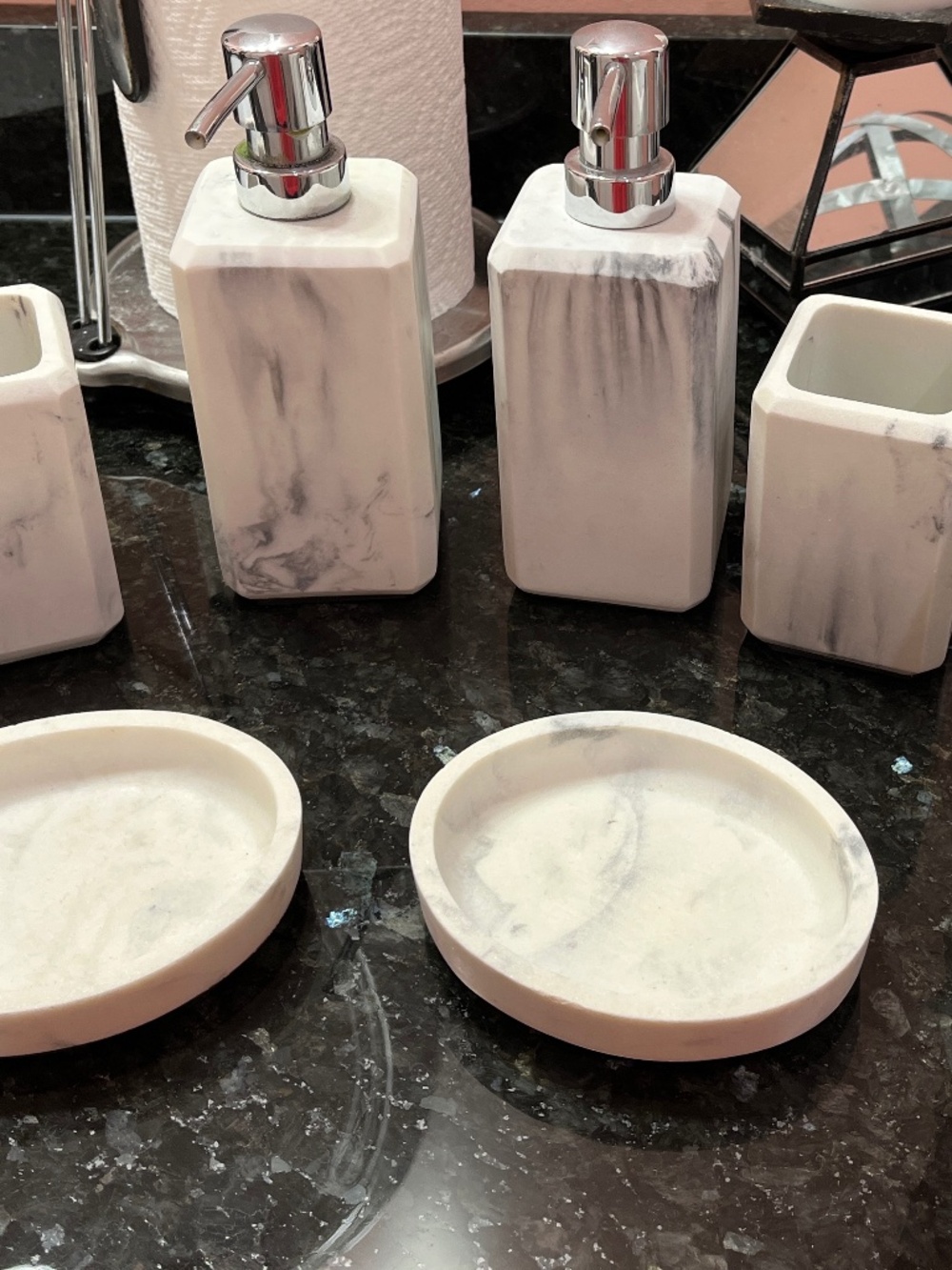 Bathroom accessories 7 pieces